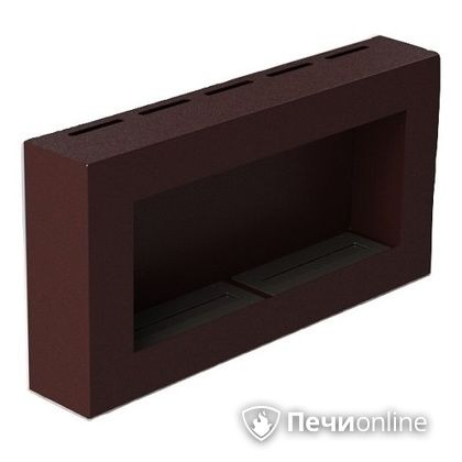 Биокамин ЭкоЛайф Window Fat II black burgundy в Шымкенте